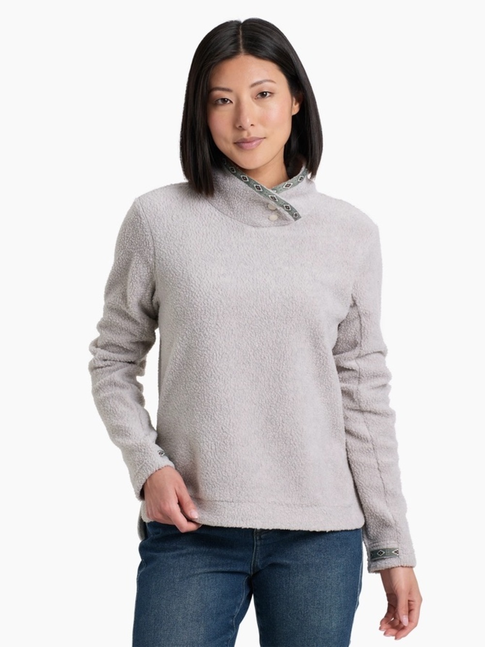 Kuhl Hygge Snap Pullover Fleece Navy Blue